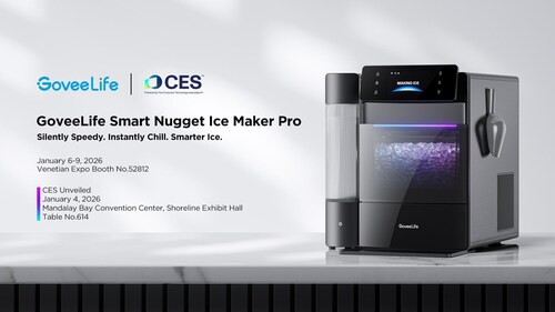 GoveeLife Unveils Smart Nugget Ice Maker Pro at CES 2026