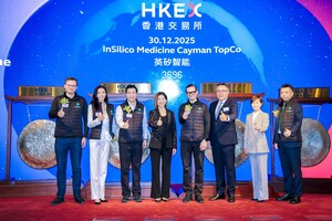 Insilico Medicine Lists on Hong Kong Stock Exchange, Showing AI Drug Discovery Momentum with 2025's Largest Hong Kong Biotech IPO