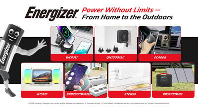 Energizer's expanded portable power ecosystem for home, travel, in-car, and outdoor use, now available across Europe.