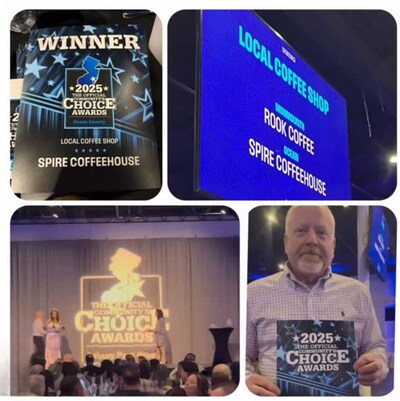 Spire Coffeehouse of Toms River, N.J., has been voted Best Local Coffee Shop in Ocean County for 2025, earning top honors from the 2025 Asbury Park Press Community Choice Awards.