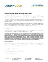 LUG Share Capital and Voting Rights (CNW Group/Lundin Gold Inc.)