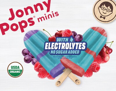 JonnyPops Launches Refreshing New “No Sugar Added with Electrolytes” Mini Frozen Pops. JonnyPops Launches Refreshing New “No Sugar Added with Electrolytes” Mini Frozen Pops.