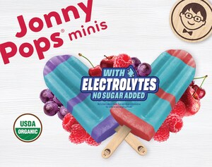 JonnyPops Launches Refreshing New "No Sugar Added with Electrolytes" Mini Frozen Pops