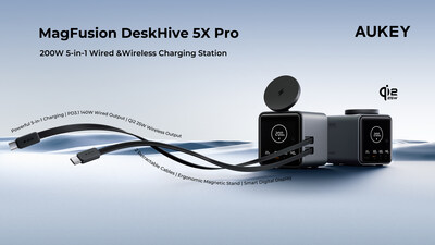 AUKEY MagFusion DeskHive 5X Pro
