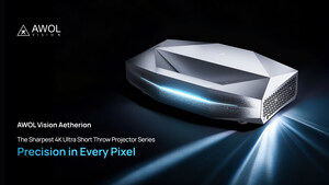 AWOL Vision Unveils Aetherion Series: The World's Sharpest 4K Triple Laser Ultra Short Throw Projector Delivering Industry-Leading Speed, Scale &amp; Sharpness