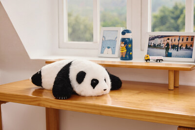 AI Panda AnAn rests by the window on the desk