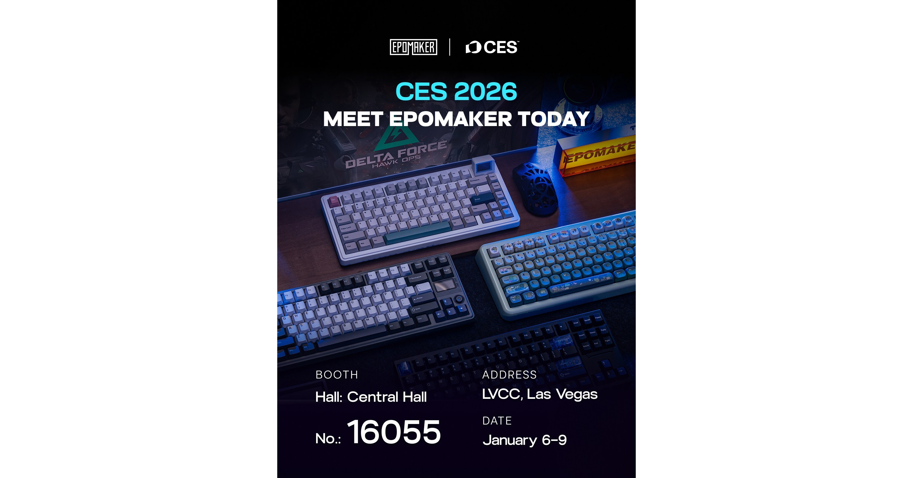 Epomaker Debuts Latest Creations at CES 2026 in Las Vegas