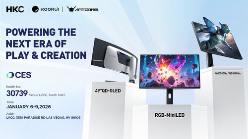 HKC Corporation Showcases Advanced Display Innovations at CES 2026