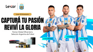 Lexar y la Selección Argentina de Fútbol se unen para preservar los momentos que definen a los campeones