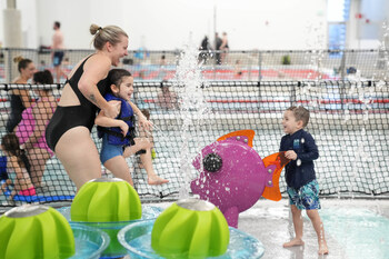 “The kids are having so much fun in the splash pad. The Y holds a special place in our hearts. We’re excited,” said Dani Thorn.