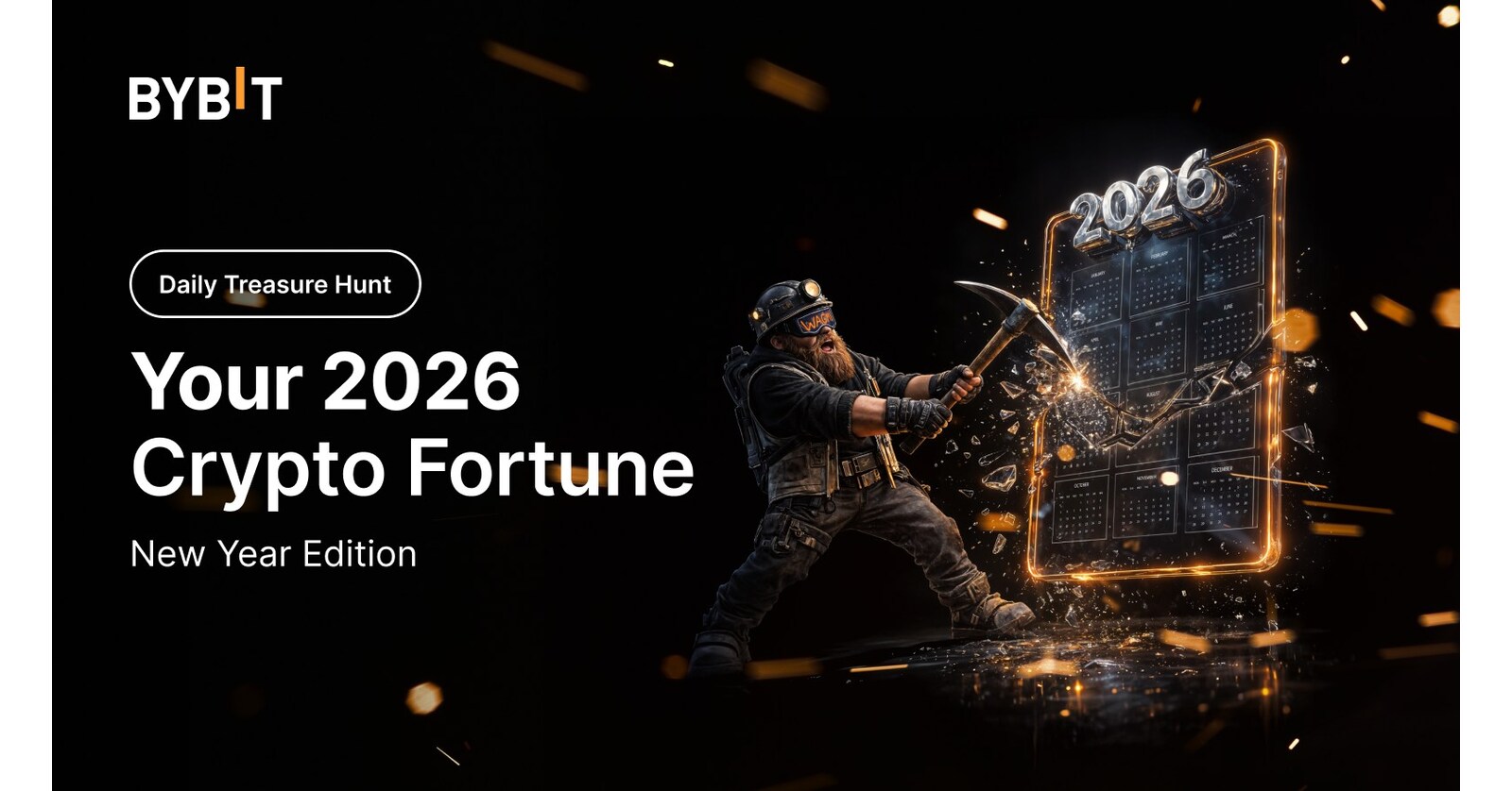 New Year Special: Bybit Daily Treasure Hunt Kicks Off 2026 with Six Weeks  of Rewards
