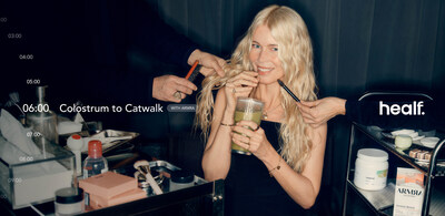 Claudia Schiffer is supporting Healf's endeavours to empower women's health, as well as co-curating her own digital storefront featuring the rituals and routines she uses each day (PRNewsfoto/Healf) Claudia Schiffer is supporting Healf's endeavours to empower women's health, as well as co-curating her own digital storefront featuring the rituals and routines she uses each day (PRNewsfoto/Healf)