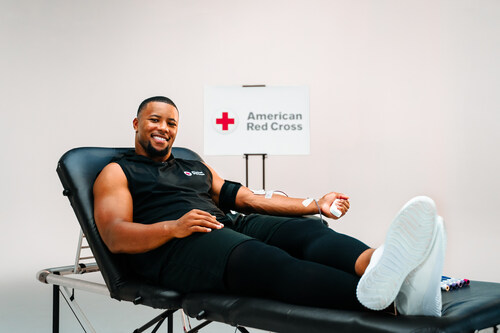 The Red Cross and Pro Football Champion and blood donor Saquon Barkley are teaming up to inspire people to donate blood and save lives.