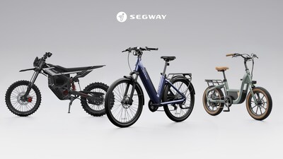 Segway's new Xaber 300 electric dirt bike and Myon and Muxi e-bikes are on display at CES 2026.