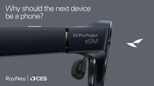 RayNeo Unveils World's First eSIM-Enabled AR Glasses for CES 2026