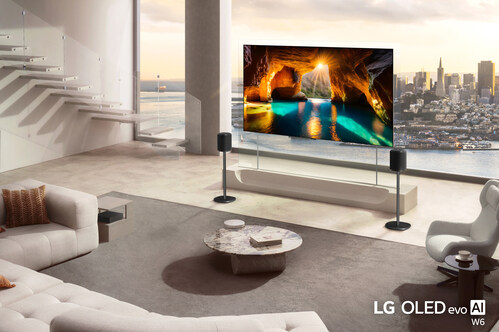 At CES 2026, LG Electronics (LG) unveils its latest OLED lineup, headlined by the return of an icon: the LG OLED evo W6, True Wireless Wallpaper TV. At CES 2026, LG Electronics (LG) unveils its latest OLED lineup, headlined by the return of an icon: the LG OLED evo W6, True Wireless Wallpaper TV.