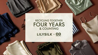 LILYSILK celebrates the fourth anniversary of its textile recycling program with TerraCycle®