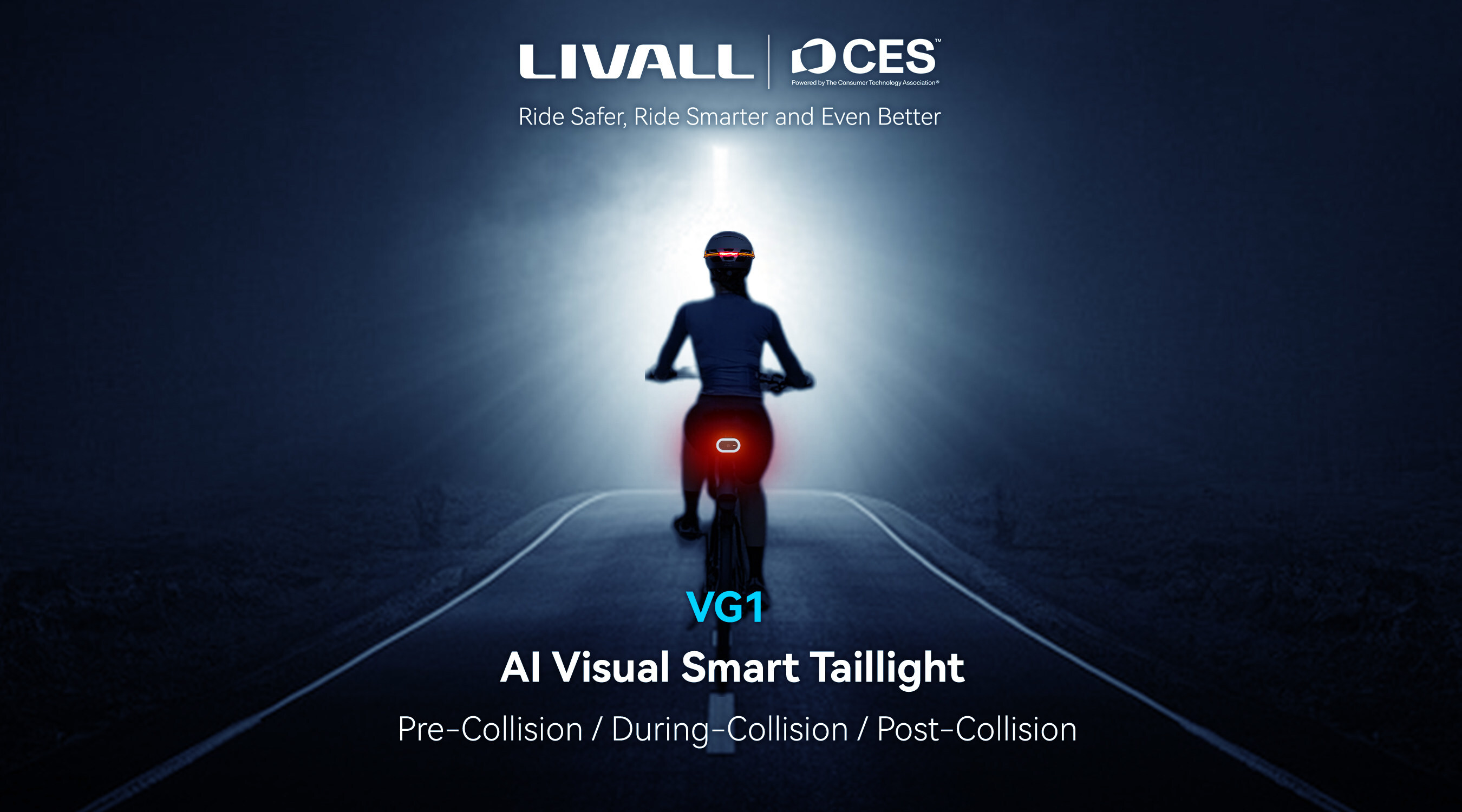 LIVALL CES Exclusive: AI Visual Taillight Eradicates Rider Blind Spots with four-wheel autonomous-Grade Safety