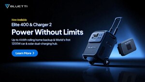 BLUETTI lance ses modèles Elite 400 et Charger 2 au Canada pour répondre aux besoins d'alimentation de secours à domicile et d'énergie mobile