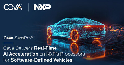 Real‑time AI acceleration from Ceva enhances NXP’s S32 automotive processors, supporting safer, smarter, software‑defined vehicles Real‑time AI acceleration from Ceva enhances NXP’s S32 automotive processors, supporting safer, smarter, software‑defined vehicles
