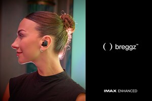 Breggz® Introduces the First Wireless In-Ear Headphones Certified for IMAX® Enhanced