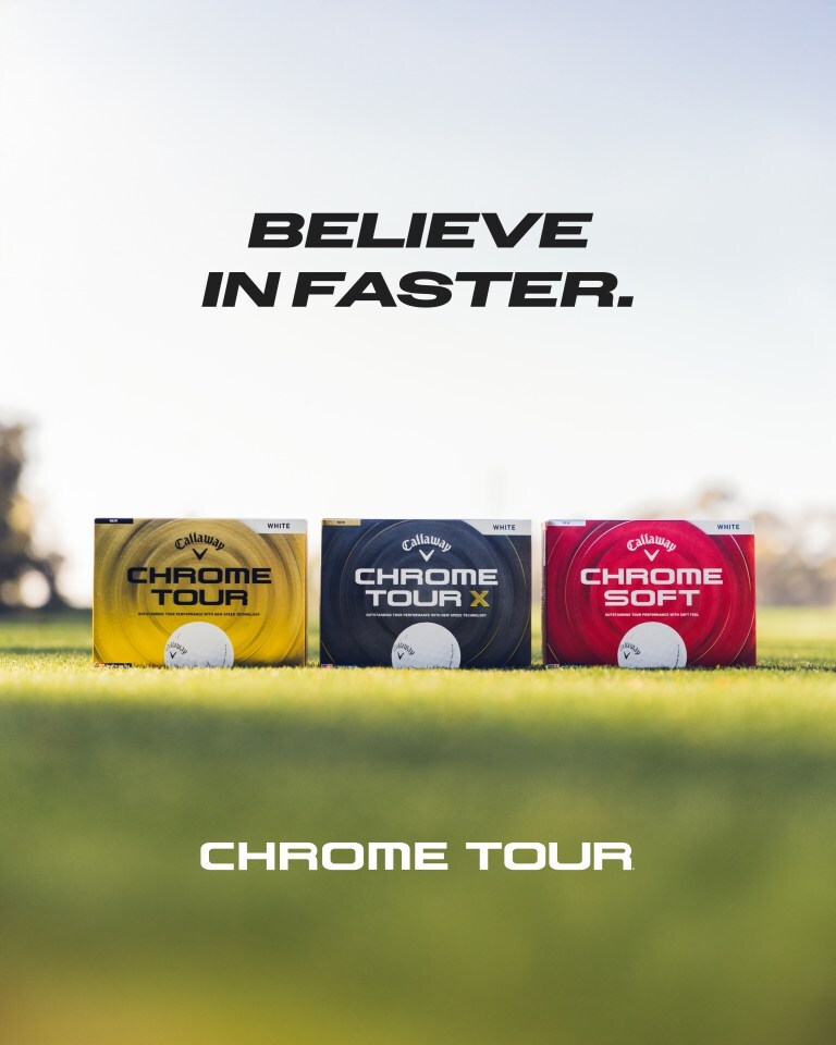 Callaway Golf Introduces Chrome Tour, Chrome Tour X, and Chrome Soft Balls