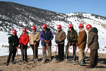 2009 ground is broken on Roundup River Ranch’s 125-acre campsite at 8333 Colorado River Road in Gypsum, Colorado.