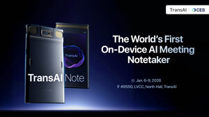 TransAI Note to Debut as the World's First On-Device AI Meeting Notetaker Hardware at CES 2026
