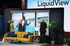 The Sharks of ABC's Shark Tank with LiquidView digital windows - Photo courtesy of ABC's Shark Tank (PRNewsfoto/LiquidView)