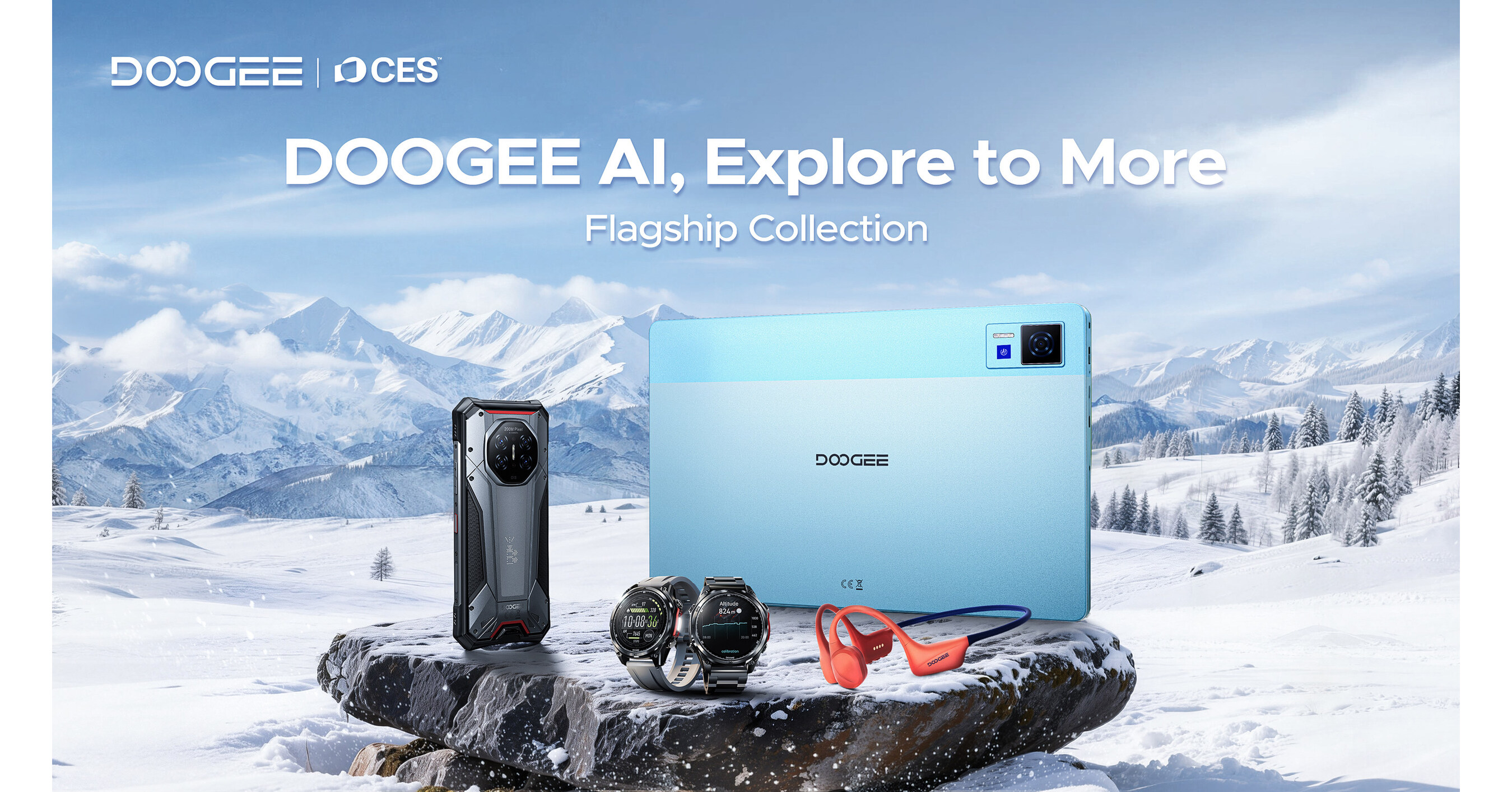 DOOGEE AI, Explore to More: Empowering Real-World Adventure at CES 2026
