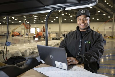 Antoine Orton, Cox Field Escalation Technician, Hospitality Network, is one of many experts who work to keep CES connected each year. Antoine Orton, Cox Field Escalation Technician, Hospitality Network, is one of many experts who work to keep CES connected each year.