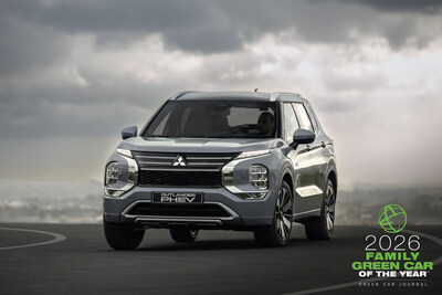 Mitsubishi Outlander and PHEV named 2026 Green Car Journal Family Green Car of the Year