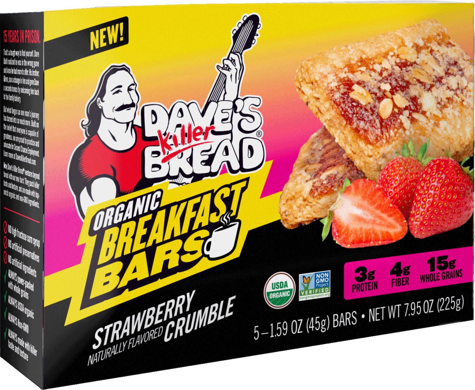 Dave's Killer Bread launches new breakfast bars to 'Rock Your Reset'