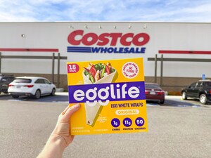 Egglife Announces Northeast Costco Launch with Value-sized 18-count Original Egg White Wraps