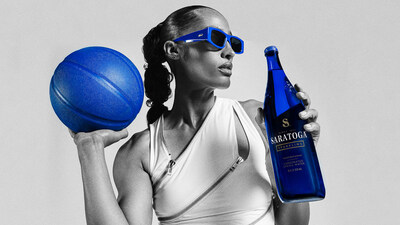 Professional basketball star and cultural trailblazer Skylar Diggins appears in a new Saratoga® Spring Water campaign. Credit: The Lab, Primo Brands (CNW Group/Primo Brands Corporation)