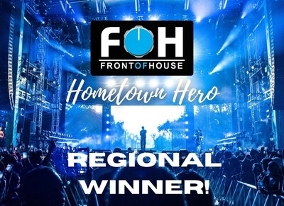Showtime Sound wins Front of House Magazine’s Hometown Hero – Sound Company of the Year” for the Northeast region. Photo Credit: Pete Redel