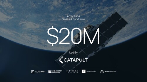 Array Labs raises $20M Series A, led by Catapult Ventures, with participation from Washington Harbour Partners, Kompas VC, and other new and existing investors, including Y Combinator, Maiora Capital, Animal Capital, Aera VC, Cultivation Capital, and Clearance Ventures.