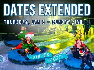 Winter Fest OC Announces Final Four Nights Extension as the Sun Returns, Open Thursday, January 8 - Sunday, January 11