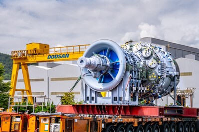 380MW Utility Gas Turbine, Developed by Doosan Enerbility