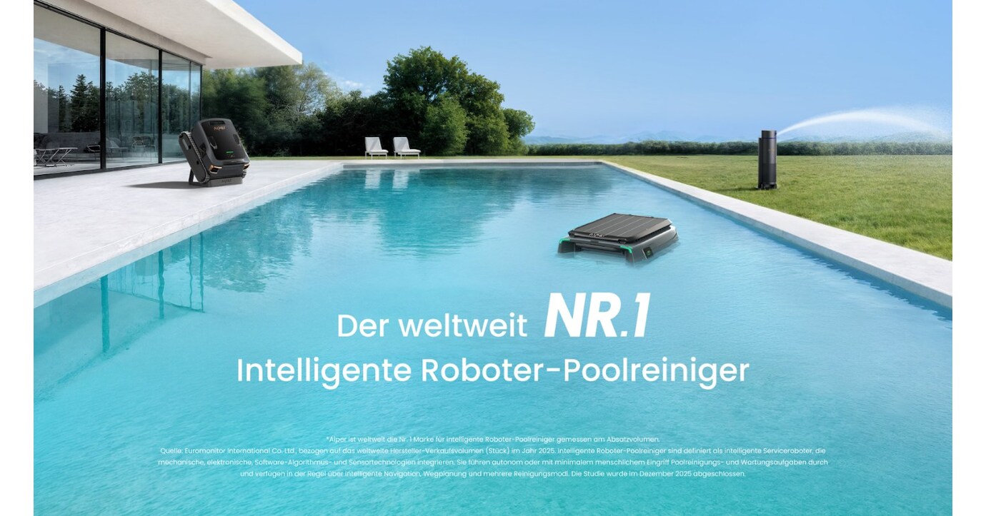 Aiper stellt sein neues smartes KI-Pool- und Garten&ouml;kosystem auf der CES 2026 vor