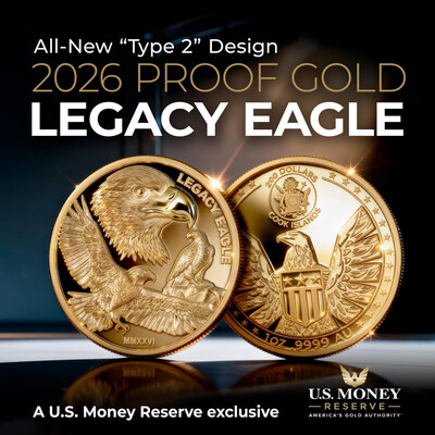 2026 “Type 2” Gold Legacy Eagle Coin