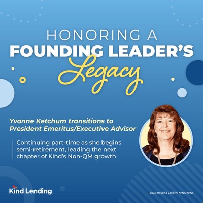 Kind Lending enters its next chapter grounded in the legacy Yvonne Ketchum helped create and energized by the future ahead under Jenn Folk’s leadership.