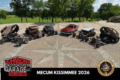 Johnson's Horsepowered Garage Collection to be auctioned at Mecum Kissimmee, with all proceeds benefitting Operation Healing Forces.