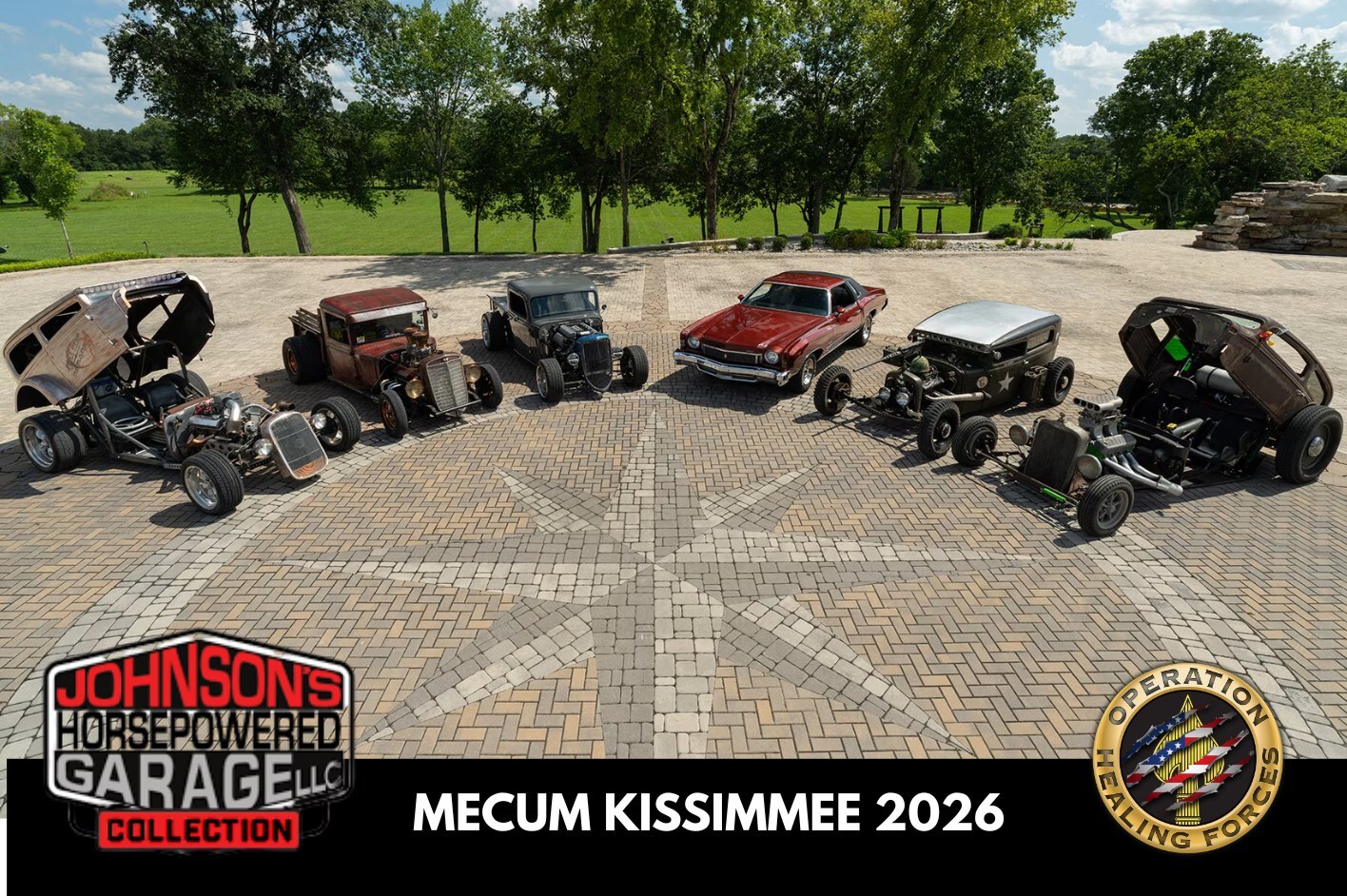 Operation Healing Forces Named Beneficiary of Johnson's Horsepowered Garage Collection at Mecum Kissimmee 2026