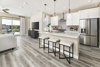 The Larimar is one of six eye-catching Richmond American floor plans available at Entrada Del Toro in Sahuarita, Arizona.