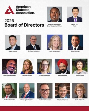The American Diabetes Association Welcomes 2026 Principal Officers and Members to the National Board of Directors