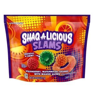 Shaq-A-Licious SLAMS, Shaquille O'Neal's New Hoops-Inspired Candy, Throws Down a Backboard-Breaking Bite