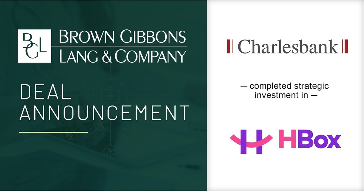 BGL Advises Charlesbank Capital Partners on its Strategic Investment in HBox