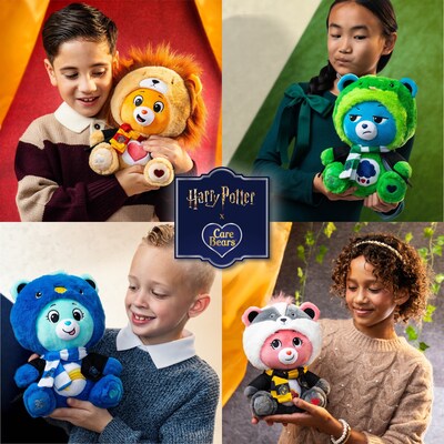 Two magical worlds unite with the Harry Potter x Care Bears plush collection that celebrates loyalty, compassion, and friendship.