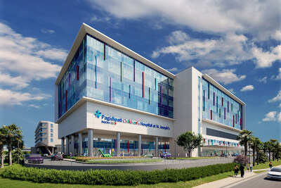 The future Pagidipati Children’s Hospital at St. Joseph’s, a freestanding, state-of-the-art facility opening in 2030, will advance pediatric health care across West Central Florida.